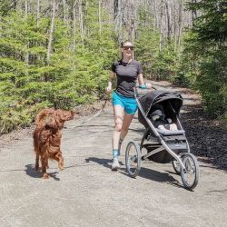 course poussette quebec femme trail