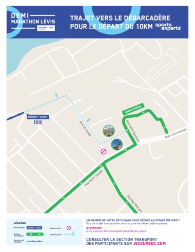 CARTE 10KM depart et arrivee